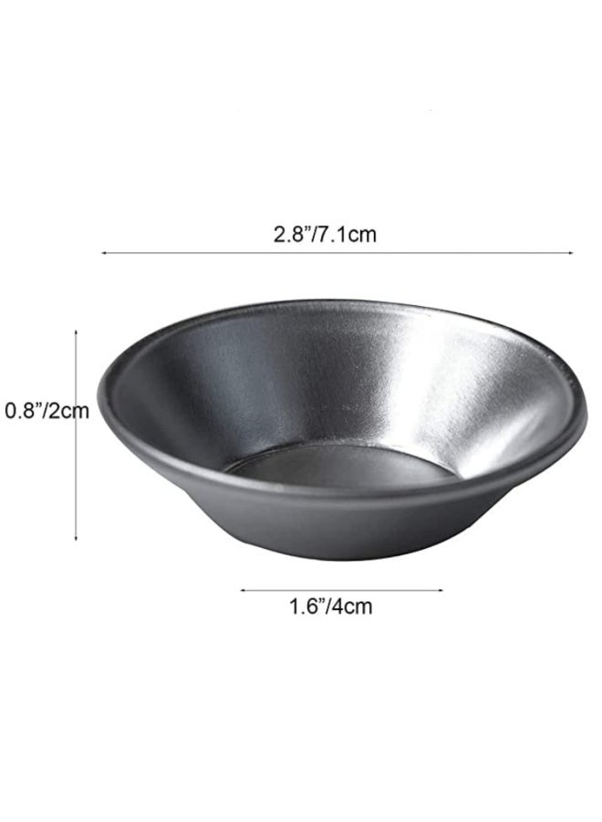 25Pack Egg Tart Moulds Tiny Pie Tartlets Dessert Mould Pans Tin Puto Cup Bakeware Muffin Cupcake Cake Cookie Mould Baking Tool Round Resuable Nonstick - Image 3